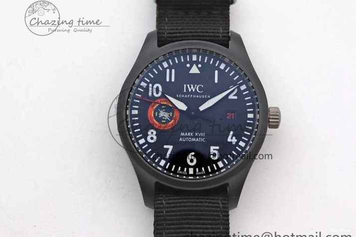 MIROTIME 0717 Mark XVIII ‘TOPGUN SFTI’ Ceramic M+F Best Edition Black Dial on Black Nylon Strap A MultiPurpose 7047